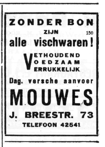advertentie Mouwes in HJW 17-04-1941